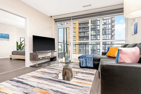 Living Room with Patio Access