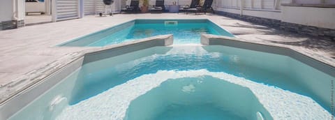 Hot tub and pool