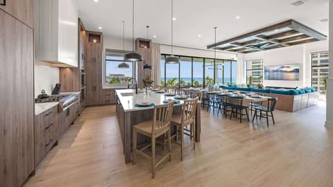 2nd Living Level  - Kitchen - Dining - Living Room - Gulf Views - Balcony Access