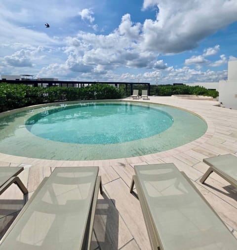 Pool with Chairs