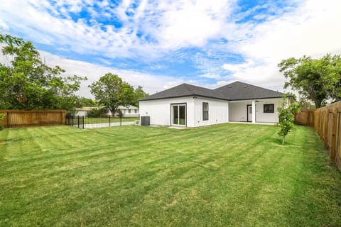 Incredibly private, beautiful backyard has no neighbors behind our property.