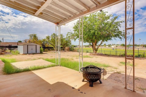 Covered Patio | Fire Pit