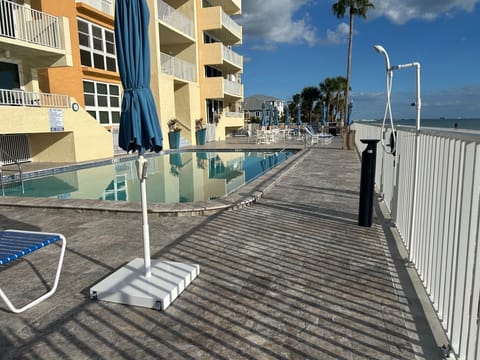 POOL AND PATIO RIGHT ON THE BEACH