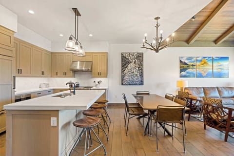 Kitchen and dining area