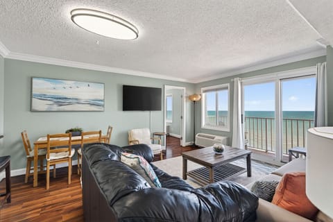 Relax with direct ocean views right from the living room and balcony.