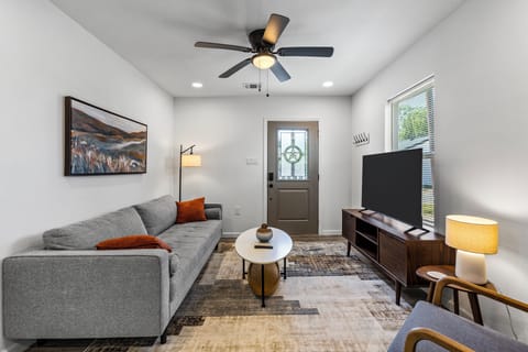Stylish touches and a cozy layout for your downtime.