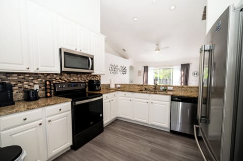 Modern appliances, spacious counters, and all the essentials.