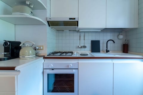 Apartment, 2 Bedrooms, Balcony, Lake View | Private kitchen | Fridge, microwave, oven, stovetop