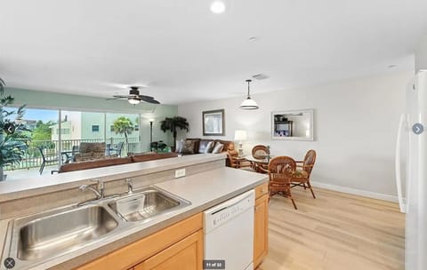 View from kitchen toward living area