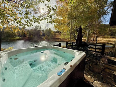 Hot Tub and patio