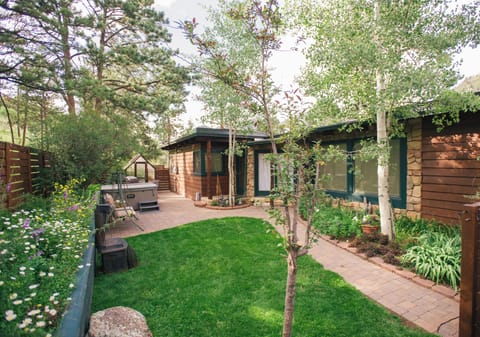 Private courtyard.