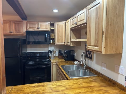 Fully stocked kitchen