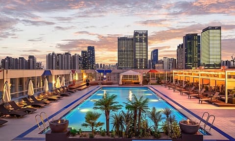 Rooftop pool