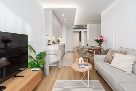 Classic Apartment, 3 Bedrooms, Balcony | Living area | 40-inch LCD TV with digital channels