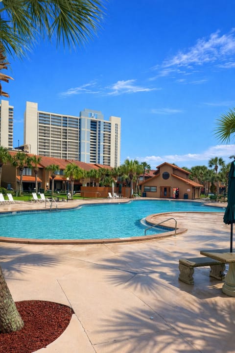 Gorgeous pool on “The Island!”