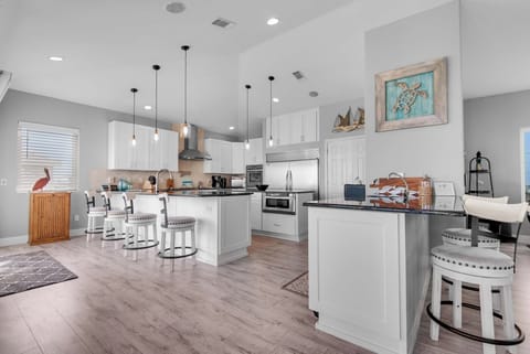 Open and spacious kitchen area