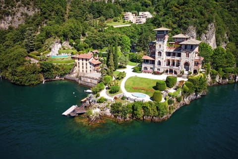 An aerial view of Villa Gaeta.