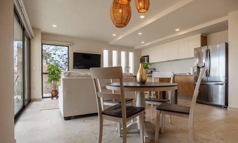 Deluxe Apartment, 2 Bedrooms, Partial Ocean View | Living area