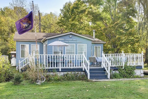 Reed City Vacation Rental | 3BR | 1.5BA | 4 Steps to Enter | 1,200 Sq Ft