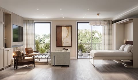 Ajax Penthouse | Living area