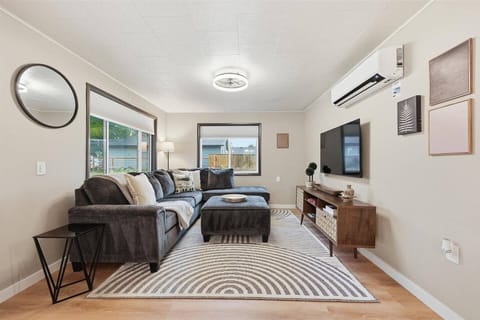 Snuggle up for a movie night on this comfy sectional