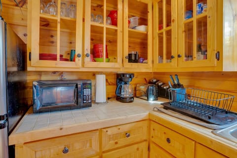 Fully stocked kitchen