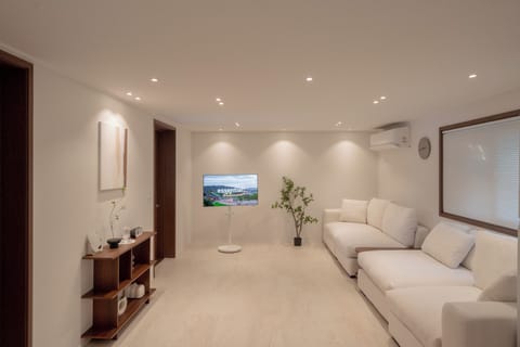 Premium Suite | Living area | 43-inch Smart TV with digital channels