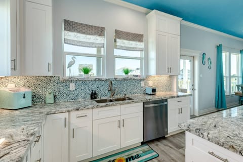 Enjoy a home cooked meal after a day in the sun