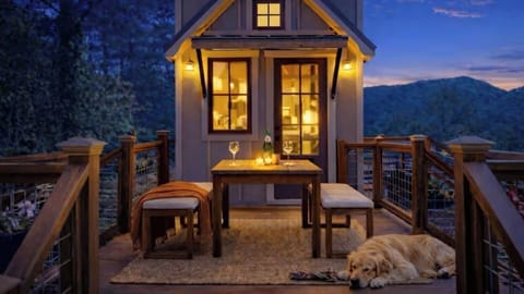 Perched above Lake Glenville — The Original Timbercraft Denali.