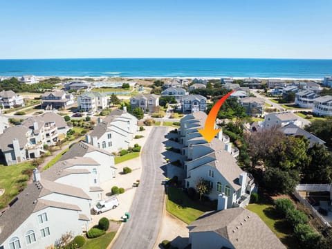 Bright Side of the Road: Aerial View of the Home