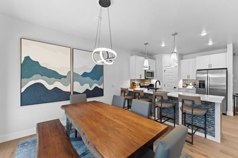 Dining area with seating for 6-8.