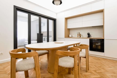 Bright dining space to gather, connect, and enjoy