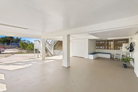 Covered seating with a gulf breeze!