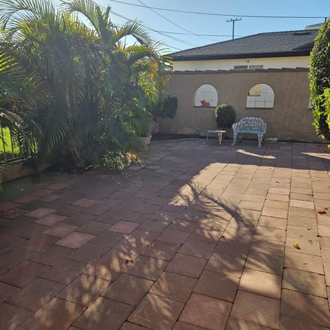 Quiet outdoor spaces and fully fenced. 