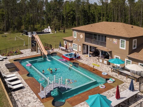 The World's Only Billiard Table Swimming Pool!