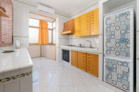 Comfort Apartment, Balcony, Partial Sea View | Private kitchen | Fridge, oven, stovetop, espresso maker