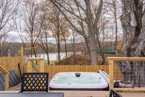 Whether you`re unwinding on the deck or soaking in the hot tub, the river view offers a soothing connection to nature all year round.