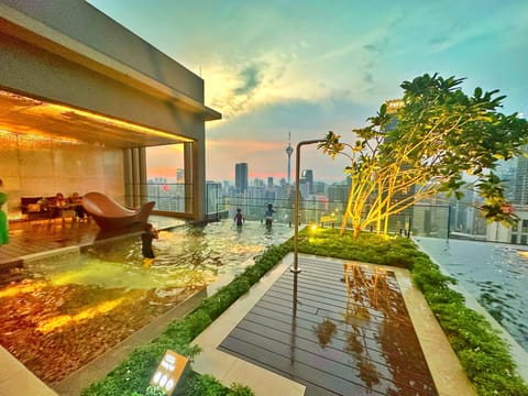 Rooftop pool
