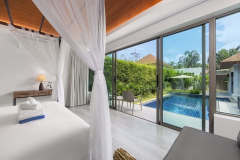 Design Villa, 4 Bedrooms, Pool View | View from room