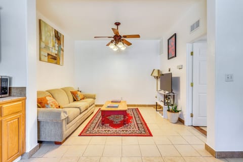 Lake Elsinore Vacation Rental | 1BR | 1BA | 1 Small Step Required | 600 Sq Ft