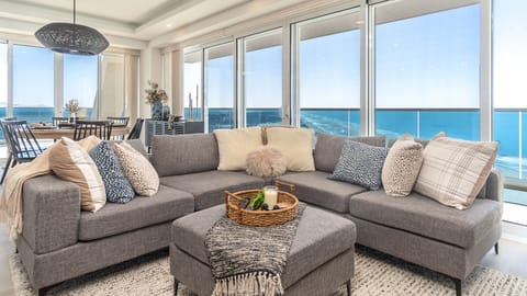 Condo, Multiple Beds, Balcony, Ocean View (Encantame Towers Verano 2103) | Living area | 42-inch flat-screen TV with digital channels