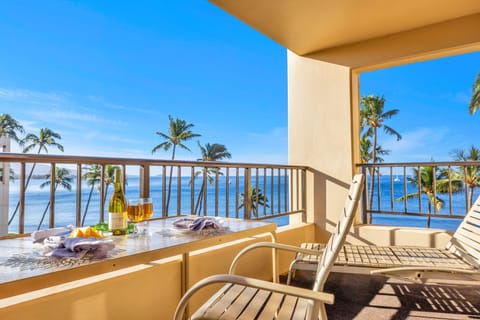 Start your day with a cup of Maui coffee and sweeping views of the Pacific right from your spacious lanai.