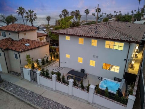 This La Jolla gem at Rosemont Street features a clean, modern façade accented by lush landscaping and coastal-inspired architecture.