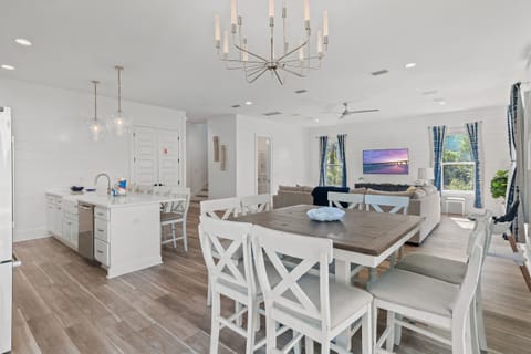 Dining room to living room view