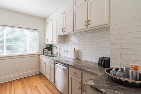 Cook with ease in our updated, fully stocked kitchen with all essentials.