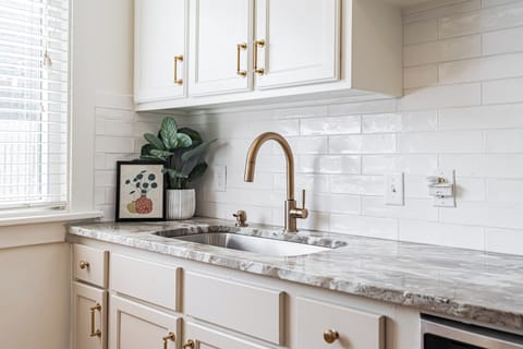 Cook with ease in our updated, fully stocked kitchen with all essentials.