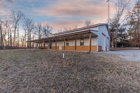Spacious 640 sq ft covered patio with 6 fans—cool, roomy, and kid-friendly.