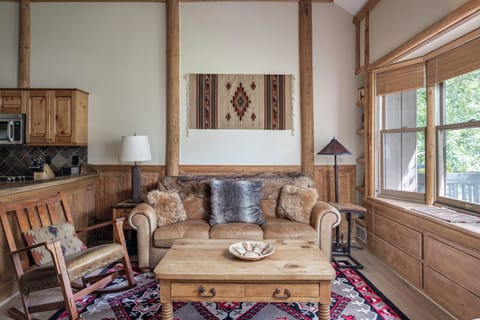 Comfortable seating after a full day on the mountain