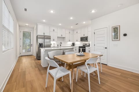 In the kitchen, you will find all the amenities needed to create a meal, baked goods, or just a great cup of coffee.