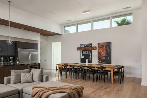 Massive dining table with room for everyone to feel included